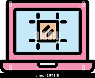 Artboard Vector Icon Design Illustration Stock Vector