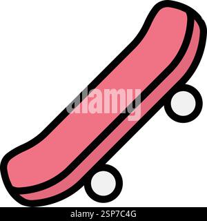 Skateboard Vector Icon Design Illustration Stock Vector