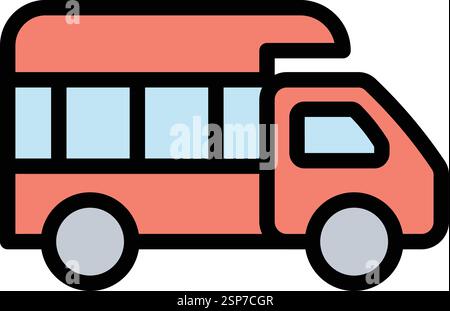 Truck Vector Icon Design Illustration Stock Vector