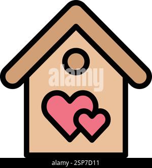 Dream house Vector Icon Design Illustration Stock Vector