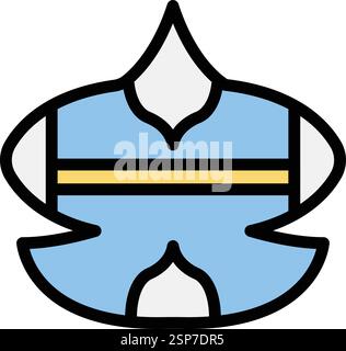 Kite Vector Icon Design Illustration Stock Vector