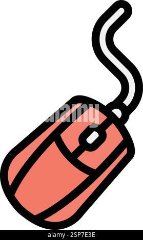 Mouse Vector Icon Design Illustration Stock Vector