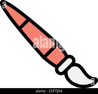 Paint brush Vector Icon Design Illustration Stock Vector