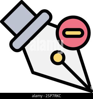 Delete anchor Vector Icon Design Illustration Stock Vector