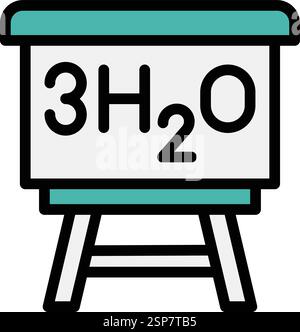 Formula Vector Icon Design Illustration Stock Vector
