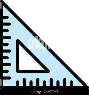 Set square Vector Icon Design Illustration Stock Vector