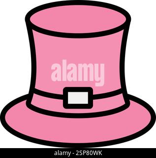 Magic hat Vector Icon Design Illustration Stock Vector