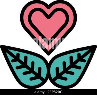 Heart Vector Icon Design Illustration Stock Vector