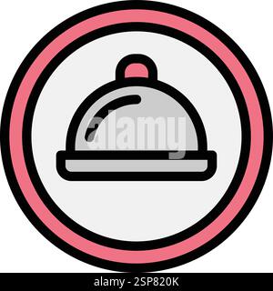 Restaurant Vector Icon Design Illustration Stock Vector