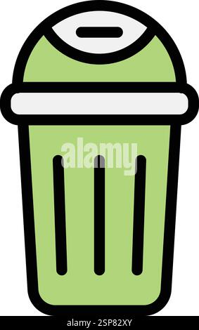 Bin Vector Icon Design Illustration Stock Vector