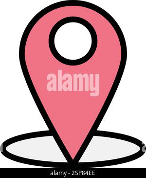 Sport location Vector Icon Design Illustration Stock Vector