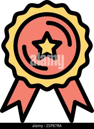 Award Vector Icon Design Illustration Stock Vector
