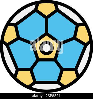 Football Vector Icon Design Illustration Stock Vector