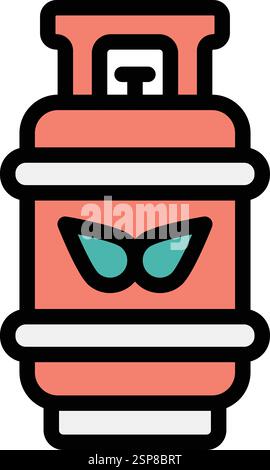 Gas Vector Icon Design Illustration Stock Vector