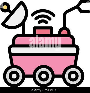 Moonwalker Vector Icon Design Illustration Stock Vector