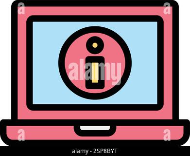 Information Vector Icon Design Illustration Stock Vector