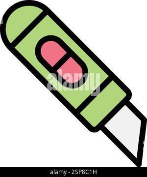 Cutter Vector Icon Design Illustration Stock Vector