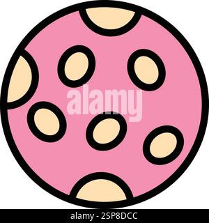 Mars Vector Icon Design Illustration Stock Vector