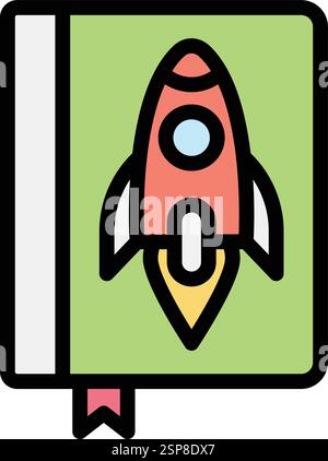 Book Vector Icon Design Illustration Stock Vector