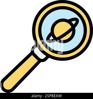 Exploration Vector Icon Design Illustration Stock Vector