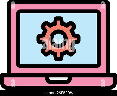 Gear Vector Icon Design Illustration Stock Vector