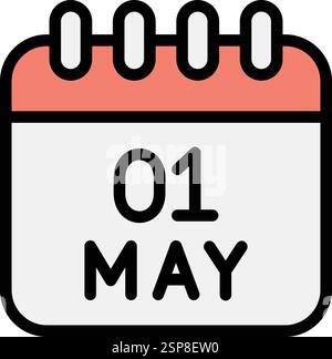 Calendar Vector Icon Design Illustration Stock Vector