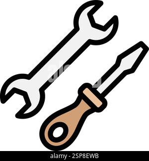 Tools Vector Icon Design Illustration Stock Vector