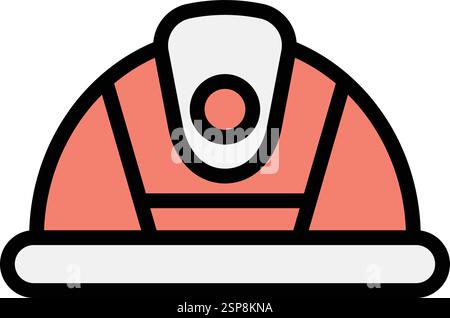 Helmet Vector Icon Design Illustration Stock Vector