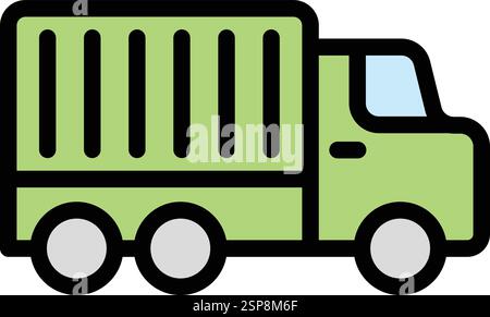 Truck Vector Icon Design Illustration Stock Vector