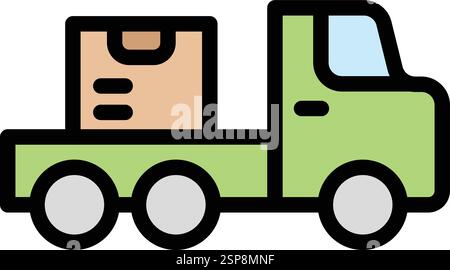 Parcel Vector Icon Design Illustration Stock Vector