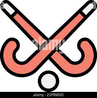 Hockey Vector Icon Design Illustration Stock Vector