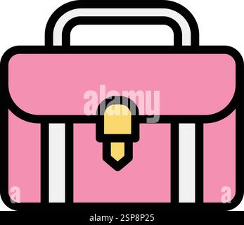 Briefcase Vector Icon Design Illustration Stock Vector