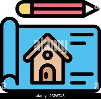 Planning Vector Icon Design Illustration Stock Vector