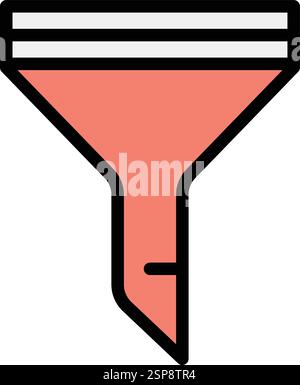 Filter Vector Icon Design Illustration Stock Vector