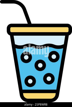 Soda Vector Icon Design Illustration Stock Vector