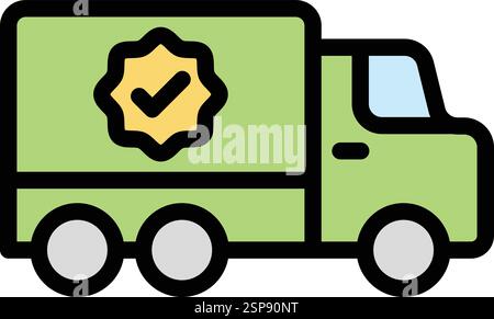 Shipping Vector Icon Design Illustration Stock Vector