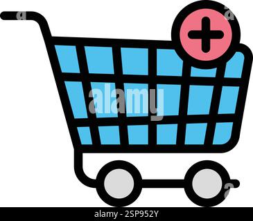 Add to cart Vector Icon Design Illustration Stock Vector