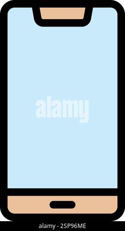 Phone Vector Icon Design Illustration Stock Vector