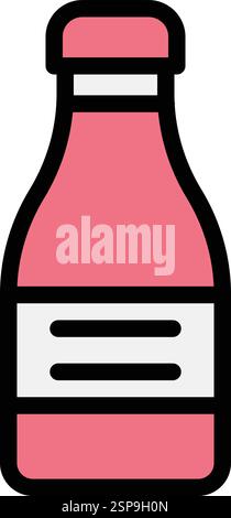 Ketchup Vector Icon Design Illustration Stock Vector