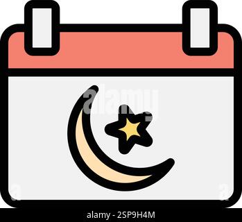 Calendar Vector Icon Design Illustration Stock Vector