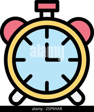 Alarm clock Vector Icon Design Illustration Stock Vector