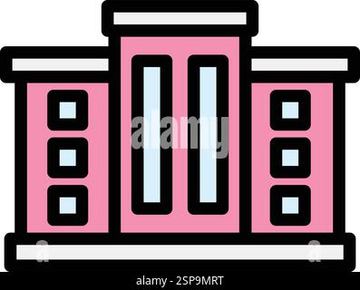 Supermarket Vector Icon Design Illustration Stock Vector