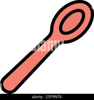 Spoon Vector Icon Design Illustration Stock Vector