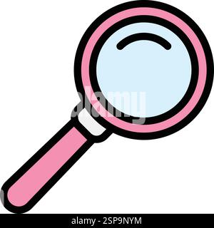 Online search Vector Icon Design Illustration Stock Vector