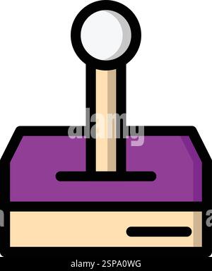 Joystick Vector Icon Design Illustration Stock Vector