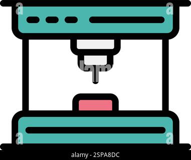 Coffee maker Vector Icon Design Illustration Stock Vector