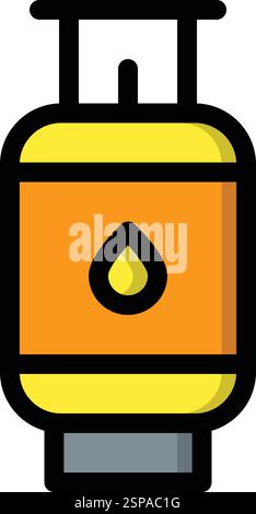Camping gas Vector Icon Design Illustration Stock Vector
