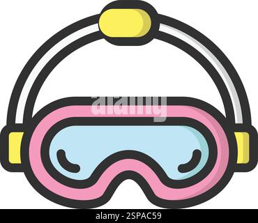 Vr glasses Vector Icon Design Illustration Stock Vector