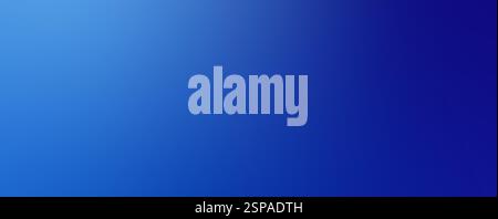 Abstract muted background with smooth transition from light blue to indigo dark blue color. Business template, digital presentation, corporate brandin Stock Photo