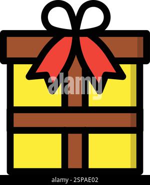 Gift box Vector Icon Design Illustration Stock Vector